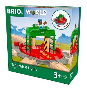BRIO World Obrotnica Kolejowa Z Figurką