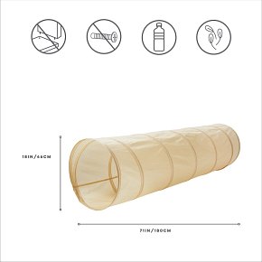 3 Sprouts Tunel do Zabawy Beige