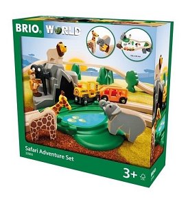 BRIO World Kolejka Drewniana Safari