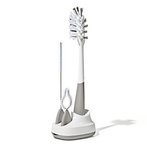 OXO tot Szczotka do Mycia Butelek z Akcesoriami Pebble