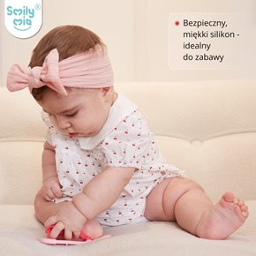 Smily Mia Gryzak dla Niemowlaka Klapek Pink