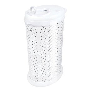 Ubbi Stalowy Kosz na Pieluchy Herringbone