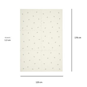 3 Sprouts Mata Piankowa EVA Blueberry Ivory