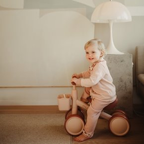 Mushie Rowerek biegowy dla dzieci od 1 roku życia Blush