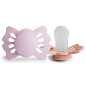 FRIGG Lucky Smoczek symetryczny 2-pak silikon 0-6m Soft Lilac / P