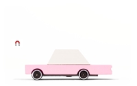 Candylab Samochód Drewniany Sedan Pink