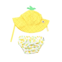 Zoocchini Pieluszka Kąpielowa z Czapką Ananas L