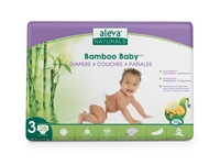Aleva Naturals Bambusowe Pieluchy Rozmiar 3 (6-11kg) 28szt.