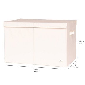 3 Sprouts Pudełko Zamykane Recycled Solid Cream