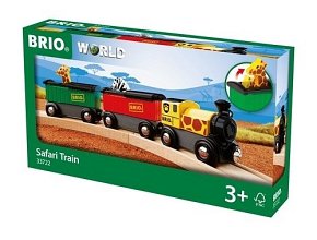 BRIO World Drewniany Pociąg Safari