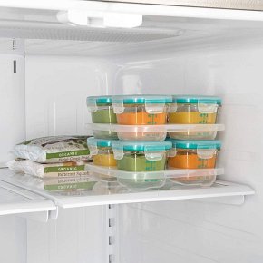 OXO Szklane Pojemniki do Zamrażania 4szt.