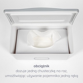 Ubbi Pojemnik na Mokre Chusteczki Taupe