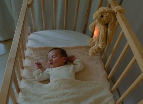 Zazu RO Szumiąca Lampka Nocna Królik Beige