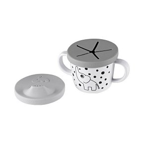 Done by Deer Kubek z Nakładkami Grey