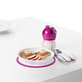 OXO Talerzyk z Silikonową Przyssawką Pink