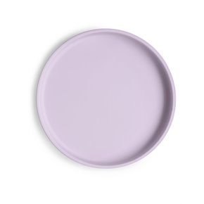 Mushie Silikonowy Talerzyk dla Dziecka z Przyssawką Soft Lilac