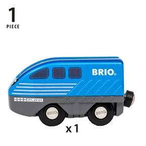 BRIO World Pociąg Pull Back do Kolejki Drewnianej