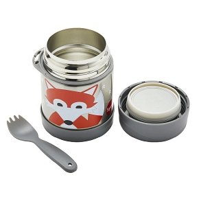 3 Sprouts Termos dla Dzieci Lisek Gray