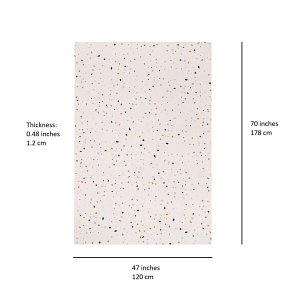 3 Sprouts Mata Piankowa EVA Terrazzo Palest Pink