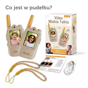 Zazu Fun Video Walkie Talkie dla Dzieci Beige