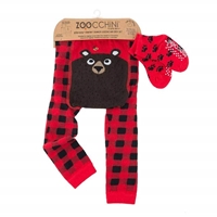 Zoocchini Legginsy i Skarpetki Miś 6-12M