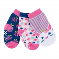 Zoocchini Skarpetki 3 pary Królik 0-24m