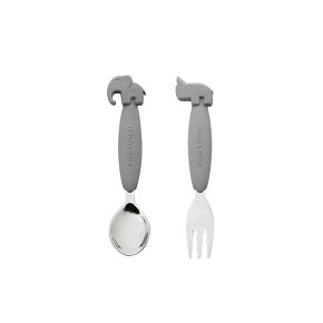 Done by Deer Yummy+ Sztućce Grey