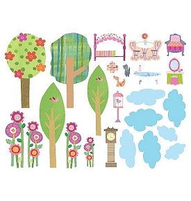 Wallies Naklejki Domek Zabaw