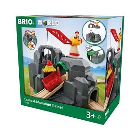 BRIO World Tunel Górski z Dźwigiem