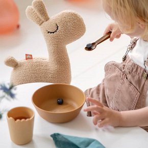 Done by Deer Kubek dla Dziecka Kiddish Croco Sand 2szt.