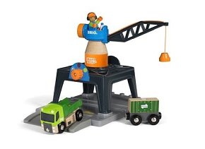 BRIO World Smart Tech Dźwig Kontenerowy