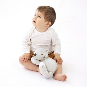 Tineo Klin Niemowlęcy i Zabawka Pluszowa 2w1 Little Wolf