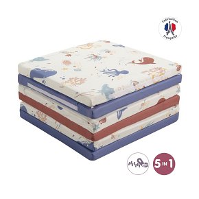 Tineo Wielofunkcyjna Mata do Zabawy MAXI 5w1 Ocean