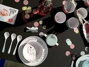 Done by Deer Dots Talerzyk Niebieski