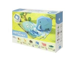 Halftoys Magnetyczny Składany Słoń z Książeczką