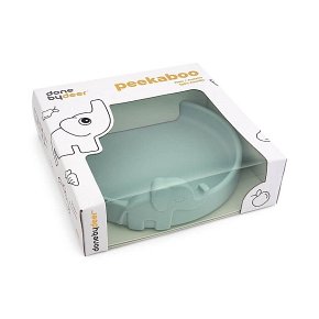 Done by Deer Peekaboo Talerzyk Silikonowy Elphee Blue