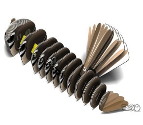 Eugy Układanka Eko 3D Wachlarzówka