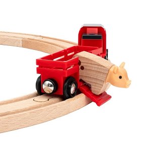 BRIO World Kolejka Drewniana Farma 30el.