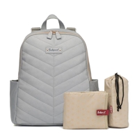 Babymel Plecak z Ekoskóry Gabby Pale Grey