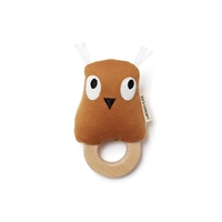 Kids Concept Edvin Grzechotka Sowa Rust