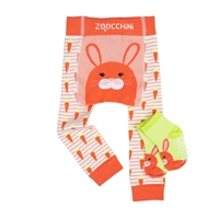 Zoocchini Legginsy i Skarpetki Królik Nowy 6-12M