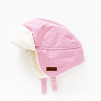 Juddlies Czapka Zimowa Herringbone Pink S
