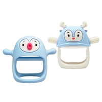 Smily Mia Gryzaki dla Niemowląt Pingwin i Renifer Light Blue