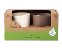 eKoala Kubek 2szt. Brown BIOplastik