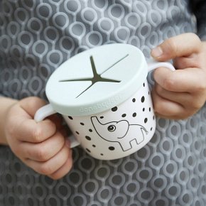 Done by Deer Kubek z Nakładkami Grey