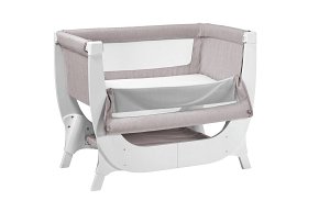 Shnuggle Łóżeczko Dostawne dla Niemowlaka Air Bedside Crib Stone