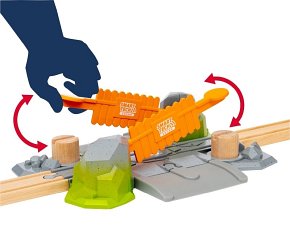 BRIO Smart Tech Zabawka Przejazd Kolejowy Uwaga Niebezpieczeństwo