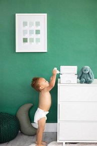 Ubbi Pojemnik na Mokre Chusteczki Pantone Green