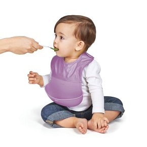 OXO Śliniak Zwijany Lilac