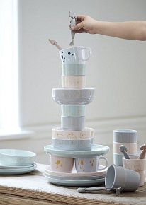 Done by Deer Contour Kubek Blue